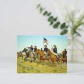 Carte Postale La bataille de Prairie Dog Creek par Ralph Heinz (Debout devant)