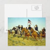 Carte Postale La bataille de Prairie Dog Creek par Ralph Heinz (Devant / Derrière)