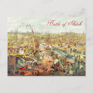 Carte Postale La bataille de Shiloh