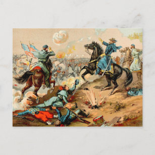 Carte Postale La bataille de Shiloh
