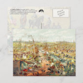 Carte Postale La bataille de Shiloh (Devant / Derrière)