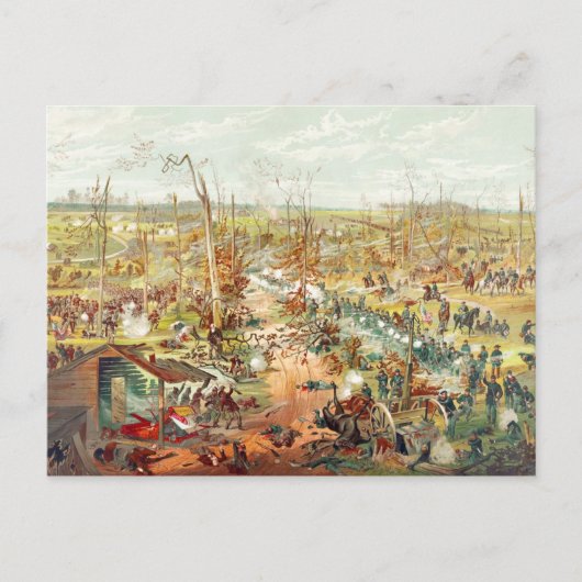 Carte Postale La bataille de Shiloh (Devant)