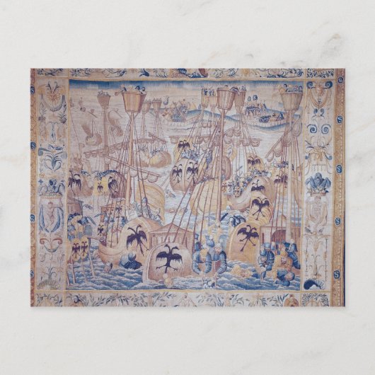 Carte Postale La bataille de Tunis ou Lepanto (Devant)