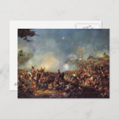 Carte Postale La bataille de Waterloo (Devant / Derrière)