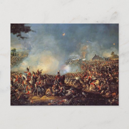 Carte Postale La bataille de Waterloo (Devant)