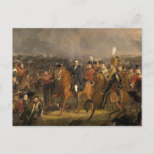 Carte Postale La Bataille de Waterloo (Devant)