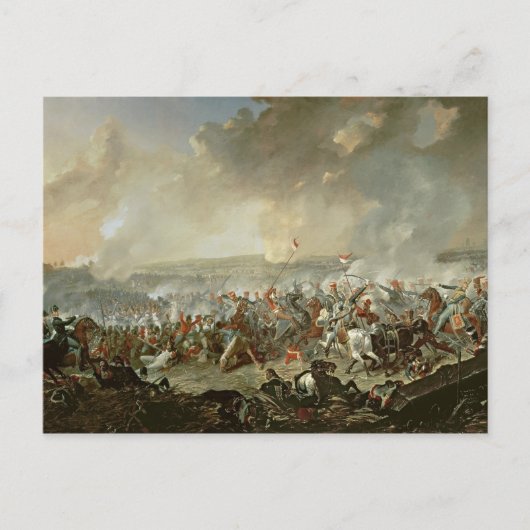 Carte Postale La bataille de waterloo, le 18 juin 1815 (Devant)