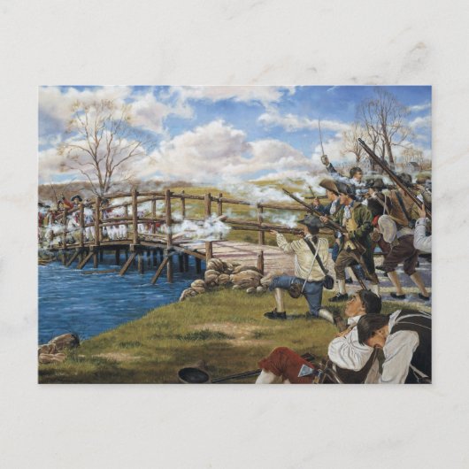 Carte Postale La bataille du coup de feu entendu dans le monde e (Devant)