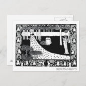 Carte Postale La Beale Isoud à Joyous Gard, illustration de ' (Devant / Derrière)