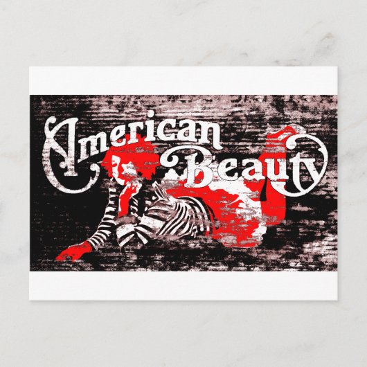 Carte Postale la beauté américaine (Devant)