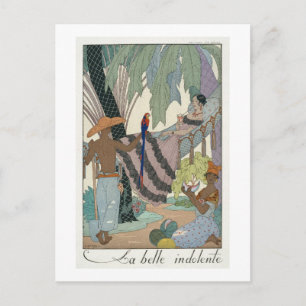 Carte Postale La beauté au ralenti (imprimé pochoir)