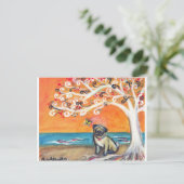 Carte Postale la beauté de l'orange (Debout devant)