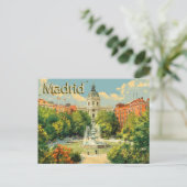 Carte Postale La beauté de Madrid (Debout devant)