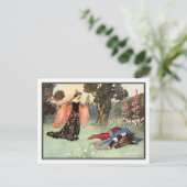 Carte Postale La beauté et la bête de Warwick Goble (Debout devant)