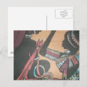 Carte Postale La beauté intemporelle de la tradition Masaï (Devant / Derrière)