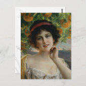 Carte Postale La beauté sous l'oranger (Devant / Derrière)