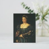 Carte Postale La Bella, Duchesse d'Urbino par Titien (Debout devant)