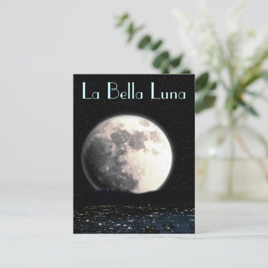 Carte postale La Bella Luna (Debout devant)