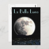 Carte postale La Bella Luna (Devant / Derrière)