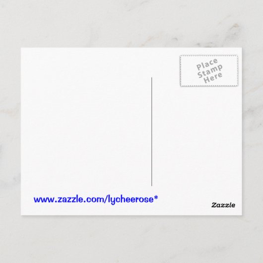 Carte postale La Bella Luna (Dos)