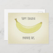Carte Postale La Belle Banane (Devant / Derrière)