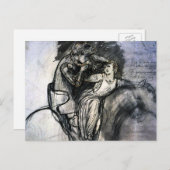 Carte Postale La Belle Dame sans Merci (Devant / Derrière)