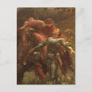 Carte Postale La Belle Dame sans Merci par Sir Frank Dicksee