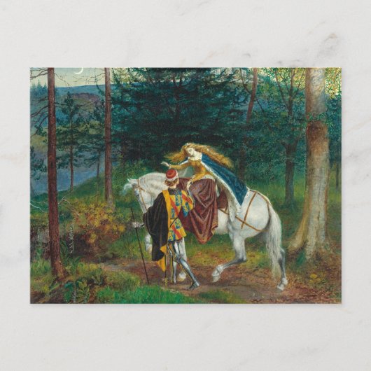 Carte Postale La Belle Dame Sans Merci | Walter Crane (Devant)