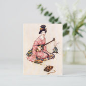 Carte Postale La Belle Danse de Yedo (Debout devant)