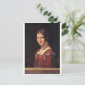 Carte Postale La Belle Ferronnière par Leonardo Da Vinci (Debout devant)