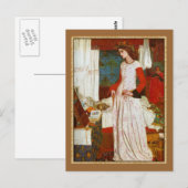 Carte Postale La Belle Iseult ~ William Morris (Devant / Derrière)