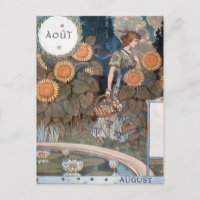 La Belle Jardiniere - Août - Eugène Grasset
