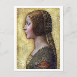 Carte Postale La Belle Princesse, Léonard de Vinci