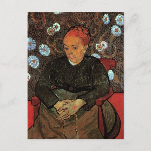 Carte Postale La Berceuse (Augustine Roulin) par Vincent van Gog (Devant)