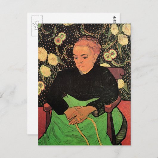 Carte Postale La Berceuse (Augustine Roulin) par Vincent van Gog (Devant / Derrière)