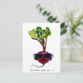 Carte Postale La betterave est allumée (Debout devant)