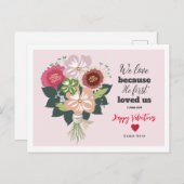 Carte Postale La Bible Florale de Saint Valentin (Devant / Derrière)