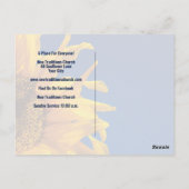 Carte Postale La Bible Inspirationnelle chrétienne Verse Eglise (Dos)