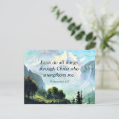 Carte Postale La Bible, Phil 4:13, je peux faire tout... (Debout devant)