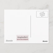 Carte Postale La Bible versets, un cheval au coucher du soleil (Dos)