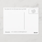 Carte Postale La blague sur vous le mal Jester Esprit et personn (Dos)