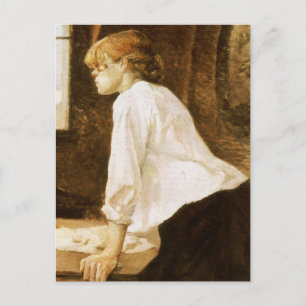 Carte Postale La Blanchisseuse par Henri de Toulouse-Lautrec