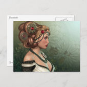 Carte Postale La Blonde (Devant / Derrière)