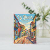 Carte Postale La Boca, Buenos Aires Argentine (Debout devant)