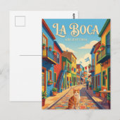 Carte Postale La Boca, Buenos Aires Argentine (Devant / Derrière)
