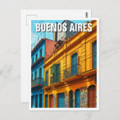 Carte Postale La Boca Buenos Aires Voyage Argentine (Devant / Derrière)