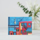 Carte Postale La Boca Maisons ARGENTINA (Debout devant)