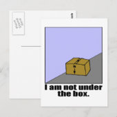 Carte Postale La boîte (Devant / Derrière)