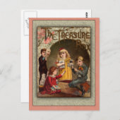 Carte Postale La boîte au trésor L'art primitif pour enfants (Devant / Derrière)