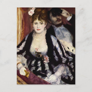 Carte Postale La boîte de théâtre de Renoir Impressionniste Pein
